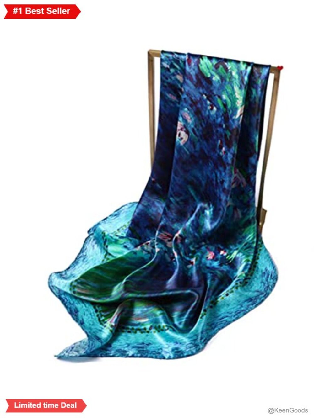 100% Mulberry Silk Scarf Square Hair Wrap Bandana Gift Packed